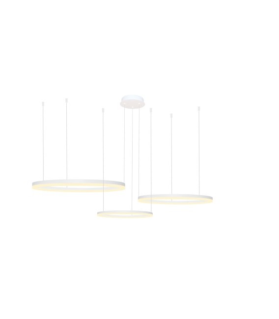 LAMPA WISZĄCA HALO CCT + REMOTE CONTROL BIAŁA