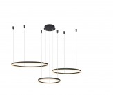 LAMPA WISZĄCA HALO CCT + REMOTE CONTROL CZARNA