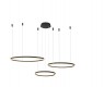LAMPA WISZĄCA HALO CCT + REMOTE CONTROL CZARNA