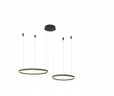 LAMPA WISZĄCA HALO CCT + REMOTE CONTROL CZARNA