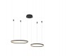 LAMPA WISZĄCA HALO CCT + REMOTE CONTROL CZARNA