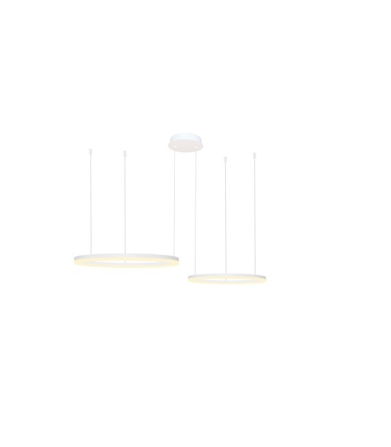 LAMPA WISZĄCA HALO CCT + REMOTE CONTROL BIAŁA