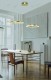 LAMPA WISZĄCA HALO CCT + REMOTE CONTROL ZŁOTA