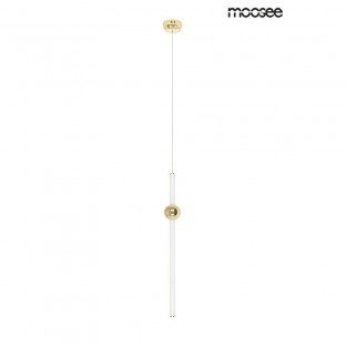 LAMPA WISZĄCA LIBRA 60 LED BIAŁO ZŁOTA