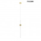 LAMPA WISZĄCA LIBRA 60 LED BIAŁO ZŁOTA