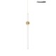 LAMPA WISZĄCA LIBRA 60 LED BIAŁO ZŁOTA