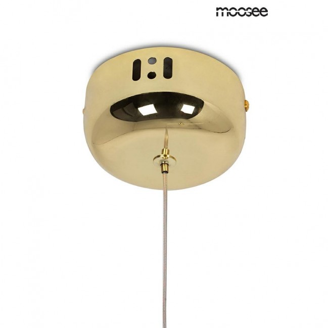 LAMPA WISZĄCA LIBRA 60 LED BIAŁO ZŁOTA