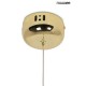 LAMPA WISZĄCA LIBRA 60 LED BIAŁO ZŁOTA
