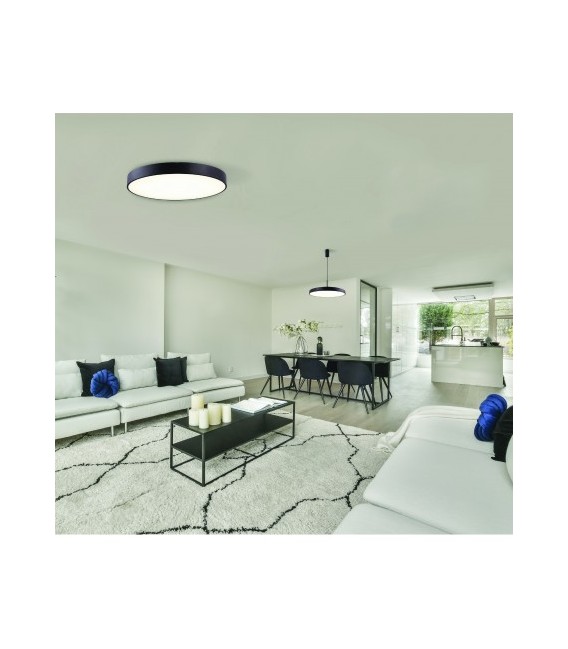 PLAFON MARCELLO 80 LED CCT SWITCH CZARNY