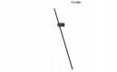 KINKIET OMBRE 100 LED CZARNY