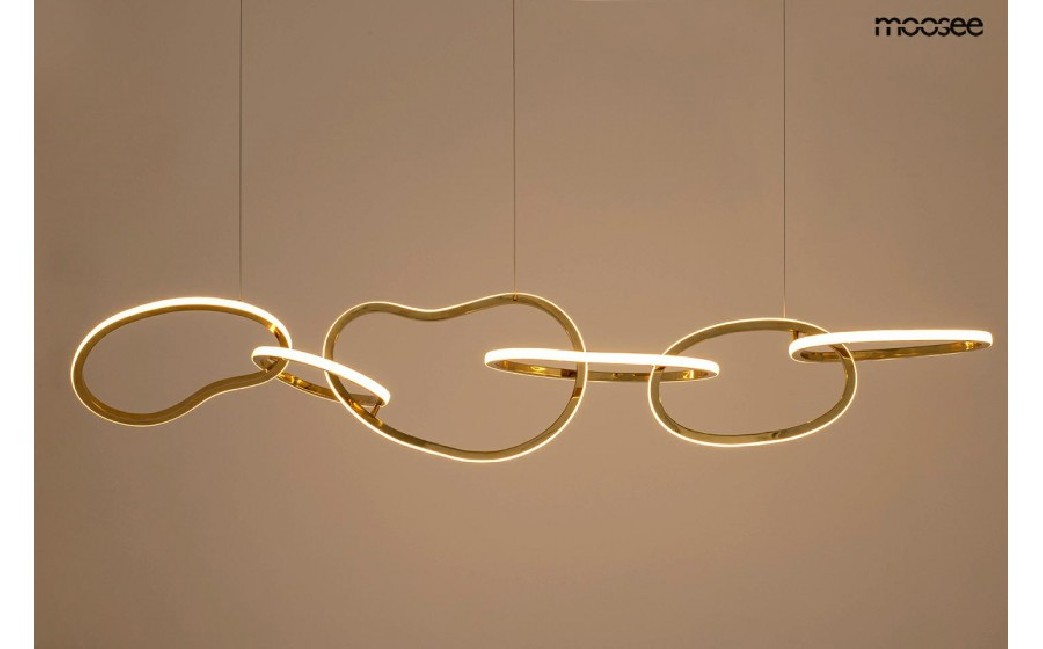 LAMPA WISZĄCA JAZZ 6 ZŁOTA