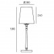 LAMPA STOŁOWA AUSTIN ZŁOTA