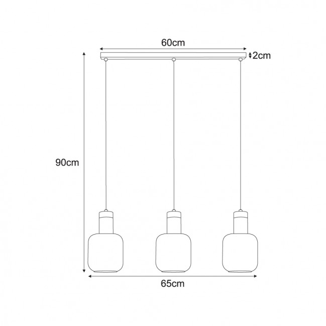 LAMPA WISZĄCA DOKA 3