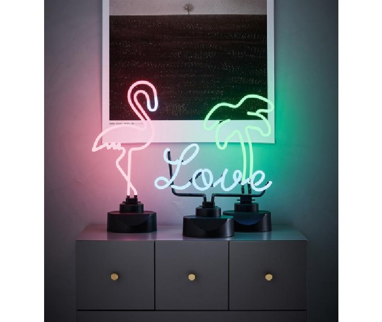 LAMPKA STOŁOWA NEON TEXAS PALM