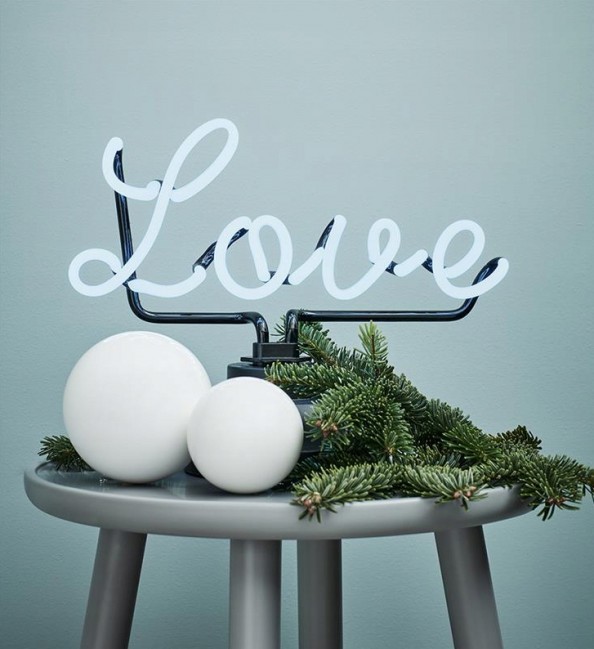 LAMPKA STOŁOWA NEON TEXAS LOVE