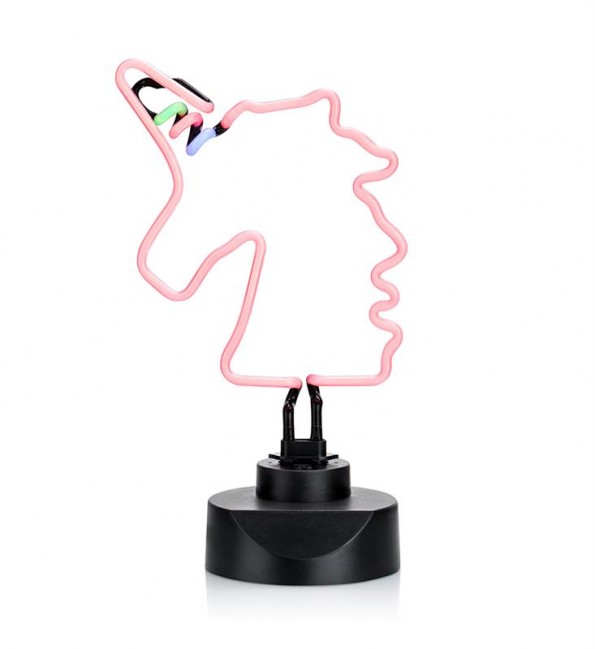 LAMPKA STOŁOWA NEON TEXAS JEDNOROŻEC