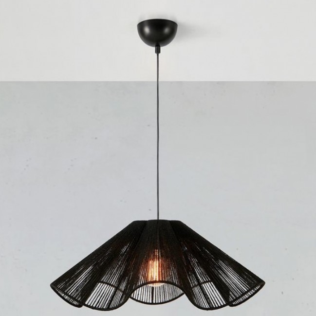 LAMPA WISZĄCA NAMI CZARNA