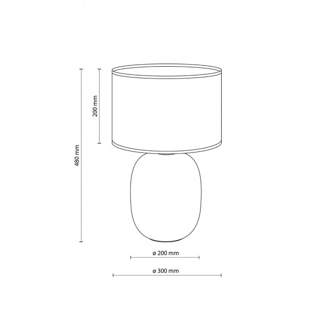 LAMPA STOŁOWA MELODY GRAPHITE