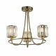PLAFON BERENICE 3 ANTIQUE BRASS