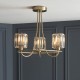 PLAFON BERENICE 3 ANTIQUE BRASS