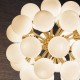 LAMPA WISZĄCA OSCAR 28 MOSIĄDZ SZCZOTKOWANY