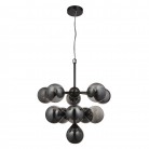 LAMPA WISZĄCA OSCAR 11 CHROM CZARNY
