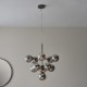 LAMPA WISZĄCA OSCAR 11 CHROM CZARNY