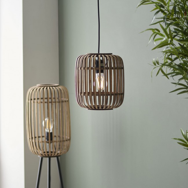 LAMPA WISZĄCA MATHIAS NATURAL BAMBOO