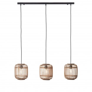 LAMPA WISZĄCA MATHIAS 3 NATURAL BAMBOO