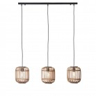 LAMPA WISZĄCA MATHIAS 3 NATURAL BAMBOO