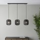 LAMPA WISZĄCA MATHIAS 3 BLACK BAMBOO