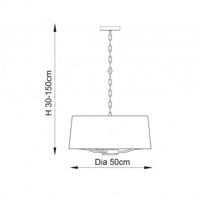 LAMPA WISZĄCA HARVEY 3 NIKIEL