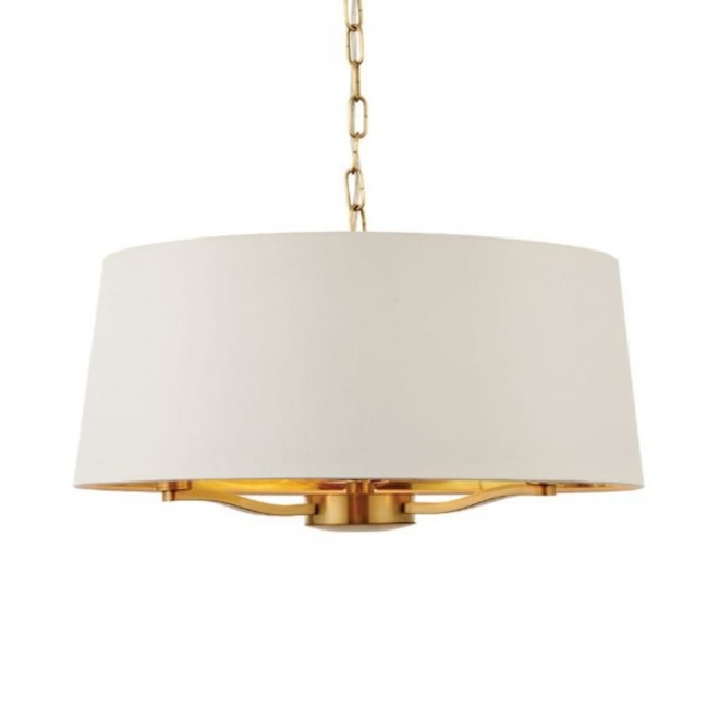 LAMPA WISZĄCA HARVEY 3 SZCZOTKOWANY MOSIĄDZ