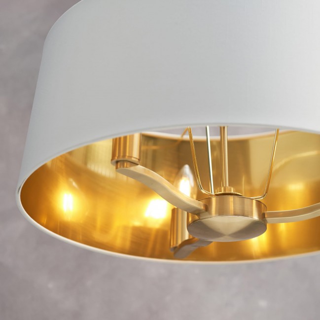 LAMPA WISZĄCA HARVEY 3 SZCZOTKOWANY MOSIĄDZ