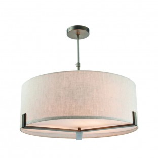 LAMPA WISZĄCA HAYFIELD 3 NATURAL LINEN