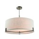 LAMPA WISZĄCA HAYFIELD 3 NATURAL LINEN