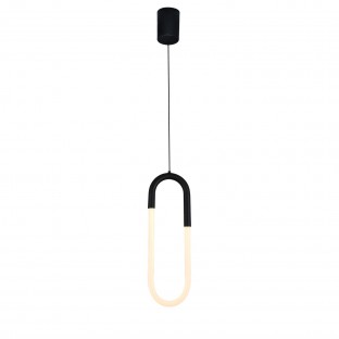 LAMPA WISZĄCA NEXUS LED CZARNO BIAŁA
