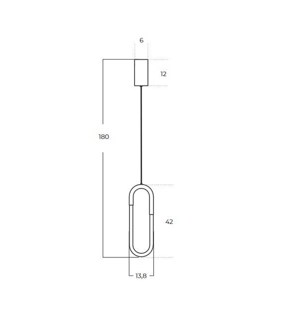 LAMPA WISZĄCA NEXUS LED ZŁOTO BIAŁA