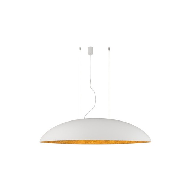 LAMPA WISZĄCA CANOE BIAŁO ZŁOTA