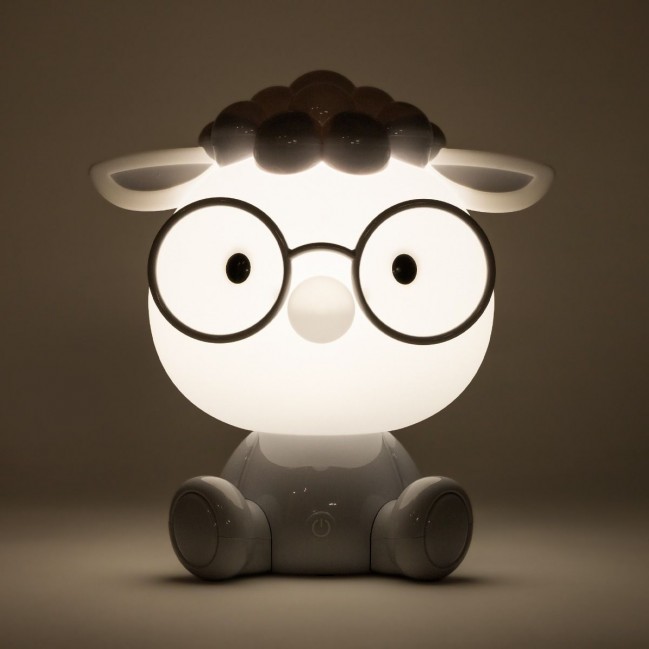 LAMPA DZIECIĘCA OWCA SZARA