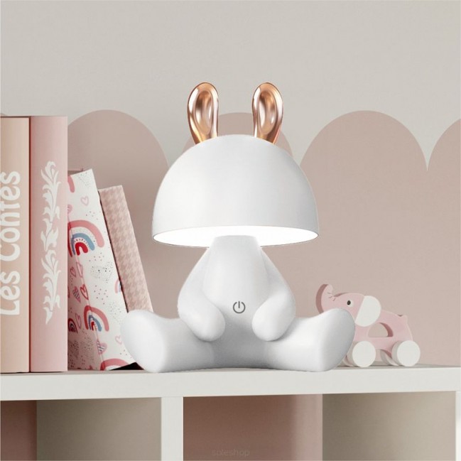 LAMPA DZIECIĘCA KRÓLICZEK SZARA