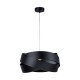LAMPA WISZĄCA TORNADO 40 CZARNA
