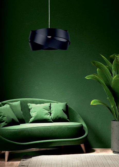 LAMPA WISZĄCA TORNADO 40 CZARNA