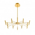 NOWOCZESNY ŻYRANDOL RAYEN ZŁOTY MAT