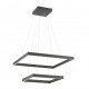LAMPA WISZĄCA FEBE 40+60 3000K CZARNA