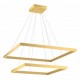 LAMPA WISZĄCA FEBE 60+80 3000K ZŁOTY MAT