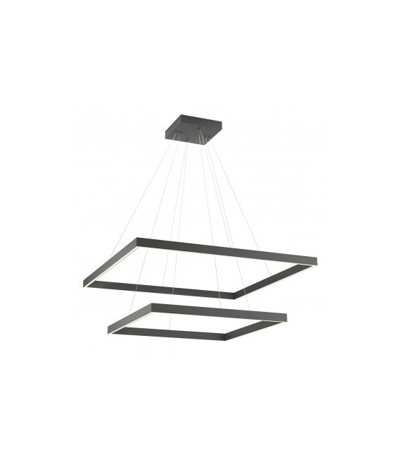 LAMPA WISZĄCA FEBE 60+80 3000K CZARNA