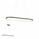 NOWOCZESNA LAMPA WISZĄCA LAP CZARNA 3000K
