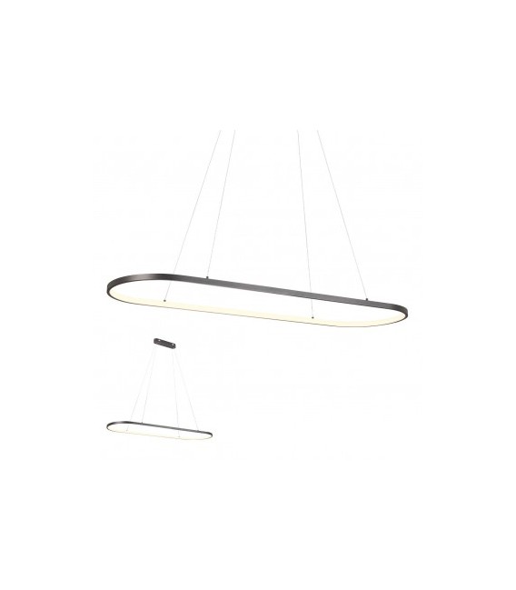 NOWOCZESNA LAMPA WISZĄCA LAP CZARNA 3000K