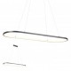 NOWOCZESNA LAMPA WISZĄCA LAP CZARNA 3000K